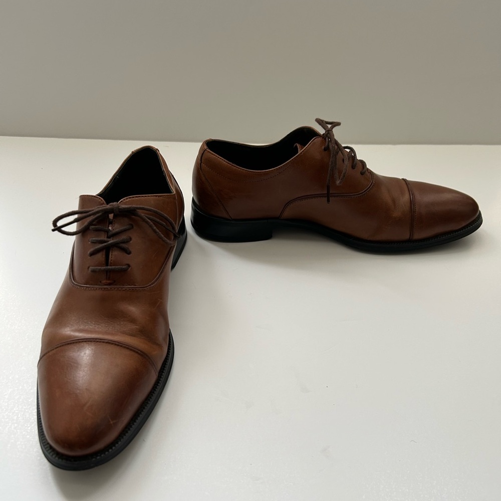 Stacy Adams Nelson Cap Toe Derby Shoes, Sz.10